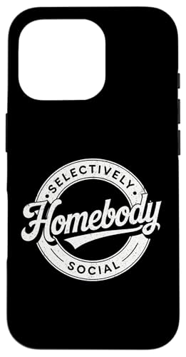 Homebody Selectively Social �r���e�[�W ���Љ�I �����I �X�}�z�P�[�X iPhone 16 Pro �p