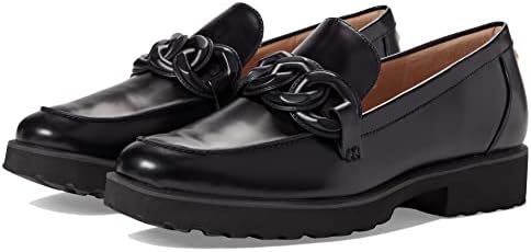 Cole Haan Women's Geneva Chain Loafer, Black Leather, 10 | Image 3