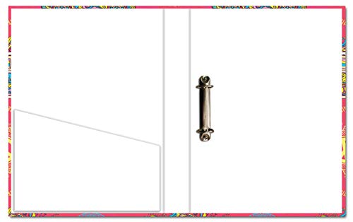 Image of Paper Plane Design 2D Folder Case, A4 Size, Ring Binder File Folder, Can Use in Office /Hospital /Banking /Account /School Documents, Bills & Certificates