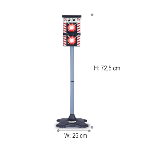 JAMARA 461850 Blitzer Traffic Flash, Spielzeug Blitzeranlage, Radarfallen für Kinder, Verkehrsüberwachung Polizei Radarspielzeug ab 3 Jahre Geschenk, Blitzen per Knopfdruck, Sound