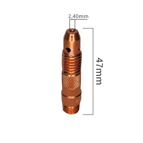 Kit 10 Corpo Fixador Porta Pinça 2,40mm 10n32 Tocha Tig Grande Hw17/18/26