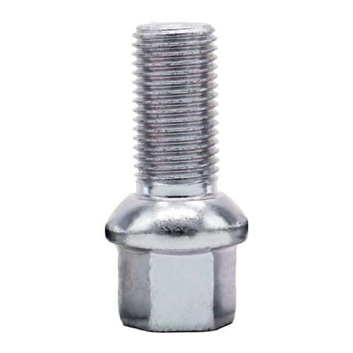 Tornillos llanta compatible con VW Eos 2006-2010 pernos de rueda acero WHT002437 plata 4