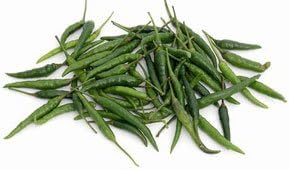 Fresh Small Green Chillies 100g