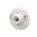 Eaton 604-SP 660-Watt 250-volt Medium Base Ceiling Receptacle Lamp Holder, Porcelain, White