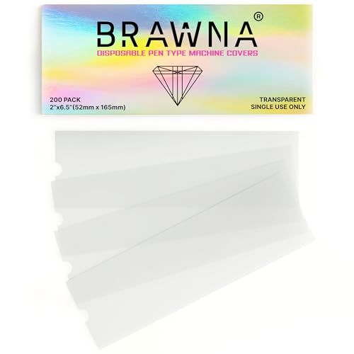 Brawna 61000 200 Pack Wireless Pmu Pen Machine Covers cover