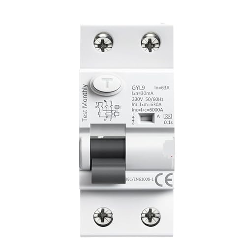 Disjoncteur différentiel AC 2 pôles 40A 300mA pour tableau - 2