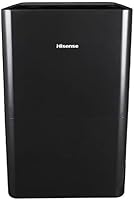 Vista 1 de Hisense Deshumidificador de bomba integrado de 3 velocidades de 50 pintas, 3 modos (automático, continuo, manual) Energy Star, pantalla LED, nivel
