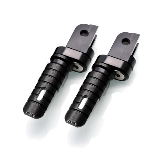 Image of MZS Motorcycle Foot Pegs Front 360 Roating Rider Footpegs Rest Pedal Black CNC Compatible with F900R, F900XR, Rninet, R nine T Scrambler /Pure, S1000R, S1000RR