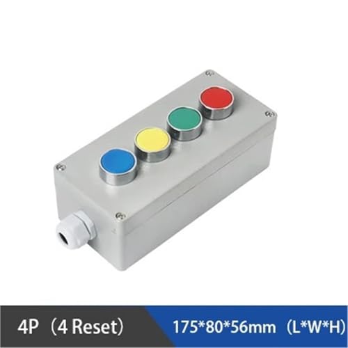Boîte de commande bouton-poussoir alu jonction antidéflagrante - 2