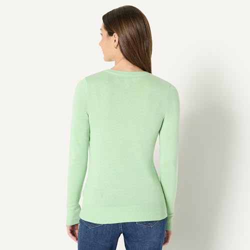 image for Amazon Essentials Women's Lightweight Crewneck Cardigan Sweater (Avail