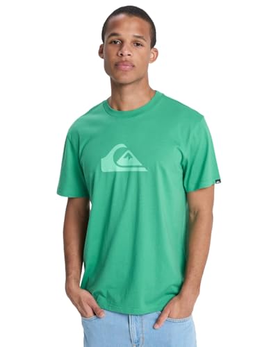 Quiksilver EV Comp - Camiseta de Manga Corta para Hombre, Color Verde
