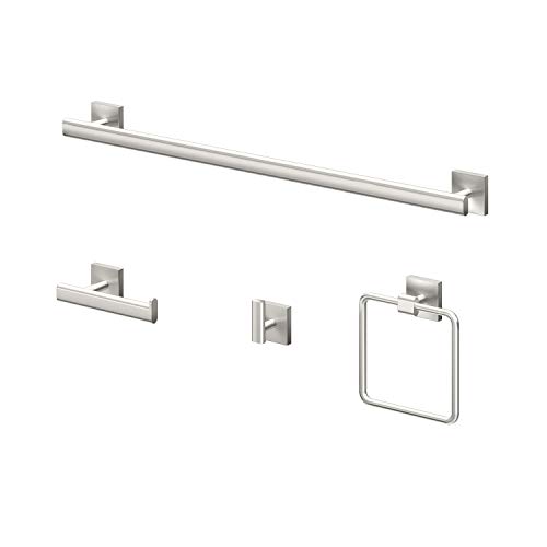 Image of Gatco 4072 Elevate Towel Ring, Satin Nickel