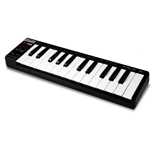 AKAI Pro LPK25 Keyboard, Svart 9.65 x 34.04 x 2.79 cm
