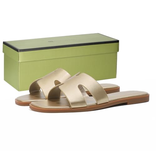 Image of Stratuxx Kaze Women's Open Toe Flat Dress Slide Sandals