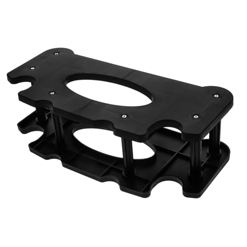 TOGEVAL Soporte Para Mancuernas De Plástico Compacto Para Gimnasio y Casa Estante De Almacenamiento Desmontable Para 4 Mancuernas Accesorio De Entrenamiento De Adecuado Para Hogar y Oficina