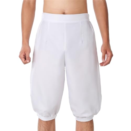 BLESSUME Pantalones Pirata Medieval Renacentistas Trousers Corte