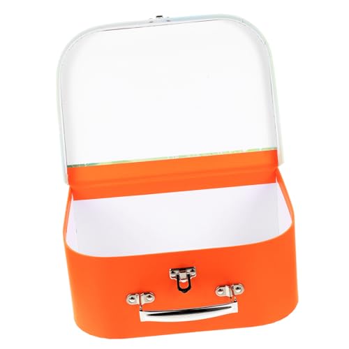 Parliky Maleta Infantil Mini de Cartón Giraffe Organizador Portátil para Papelería y Artículos Varios Caja de Almacenaje Resistente y Ligera