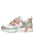 Naturino Meteor VL.-Sneaker aus technischem Gewebe und mehrfarbigem Veloursleder-Grau Rosa 29