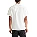 Aeropostale Men's Short Sleeve Amalfi Coast Embroidered Camp Shirt, Ivory, Small