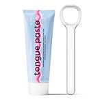 Pinkform Tongue Cleansing Kit - Next-Gen Tongue Scraper + Tongue Paste™ - NEW Tongue Cleanser Instantly Lifts-Away Grime - Helps Support Fresher Breath & Improve Oral Hygiene - Made in UK