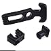 MARRTEUM Rubber T-Handle Hasp Flexible Draw Latch with Screwsfor Replacement Toolbox, Cooler, Golf Cart, Hood, Hatch - 4pcs (300N)