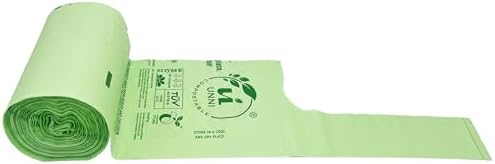 UNNI Compostable Bags with Handles 1.6 Gallon