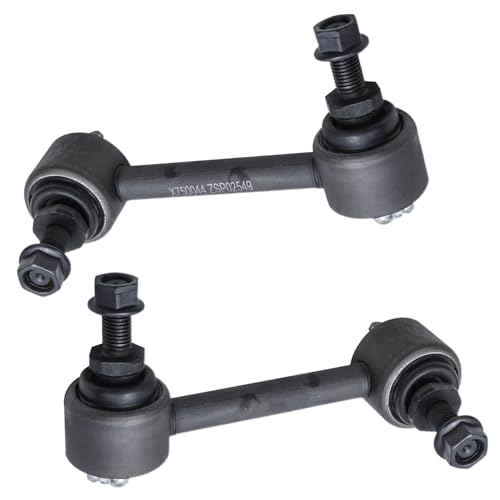 Image of Detroit Axle - Rear 4pc Shock Absorbers Kit for 03-06 Infiniti G35, 03-05 Nissan 350Z, 2 Shock Absorbers 2 Sway Bar Links 2003 2004 2005 Replacement