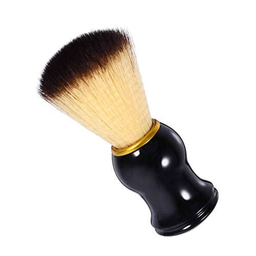NULYLU Beard Brush for Men Shaving Brush Set Wooden Handle Care Tool Male Personal Care Supply Random Color