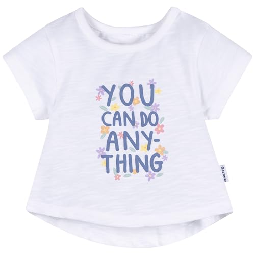 Image of Gerber Baby Girls 3-Pack Short Sleeve Tees