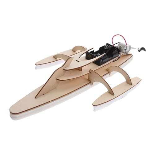 CIYODO Kit de de Eléctrico de Madera para Adultos Rompecabezas de Barco Vela DIY con Motor Proyecto Educativo para Escuela y Actividades Familiares