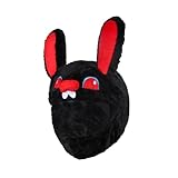 Generic Helmet Cover Sleeve Rabbit Protective Eye Catching Cartoon, 40x28x26cm, Black