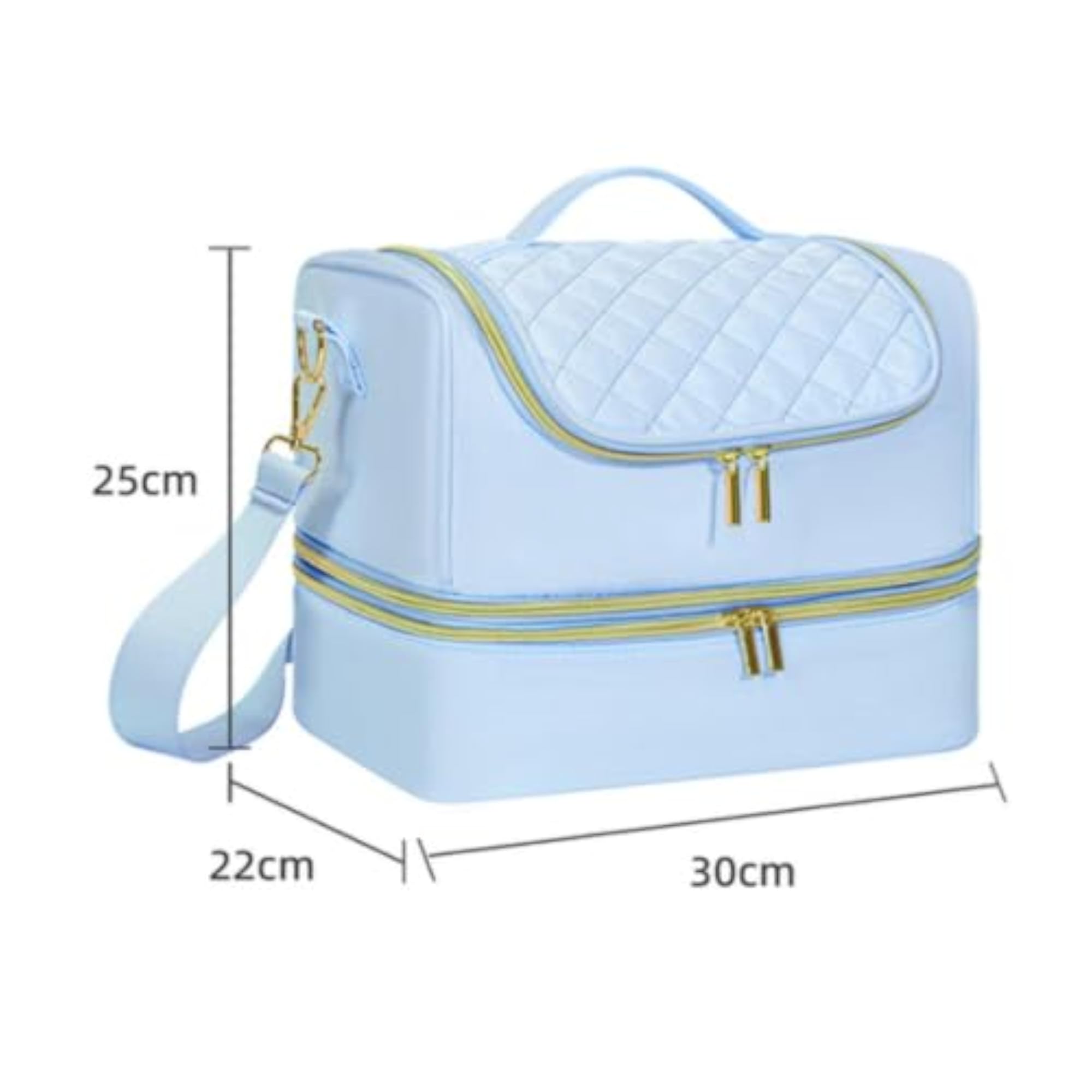 Double Layer Nail Polish Bag, Large Capacity Tote for Salon