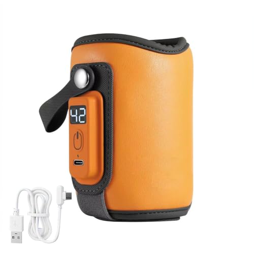 Image of Baby Bottle Warmer, Portable Bottle Warmer, Baby Bottle Insulation Cover Bottle Warmer with LED Display, Heating Accurate Temperature Control for Travel Camping