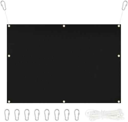 Archery Backstop Netting Heavy Duty with Rope and Hooks Slingshot Archery Net for Backyard Shooting Accessories