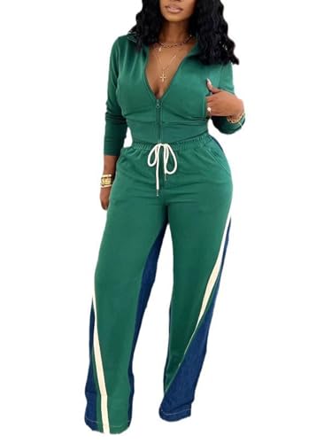 KANSOON Track Suits for Women Set Two Piece Outfits Casual