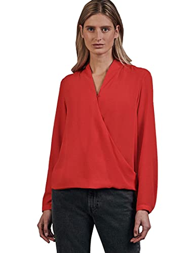 Preisvergleich Produktbild Seidensticker Damen 122645 46 Bluse, Rot (Lipstick Red 45)