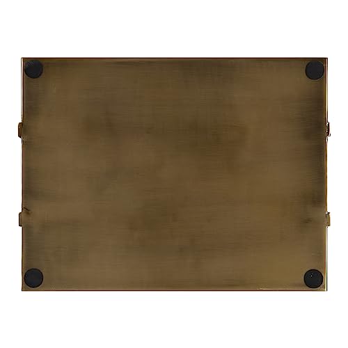Kate And Laurel 224299 Myo Transitional Metal Rectangle Tray, 17 X 13, Brass thumb #8