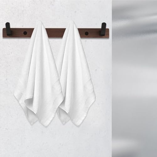 Perchero de pared de madera moderno para organizar la ropa del dormitorio 5