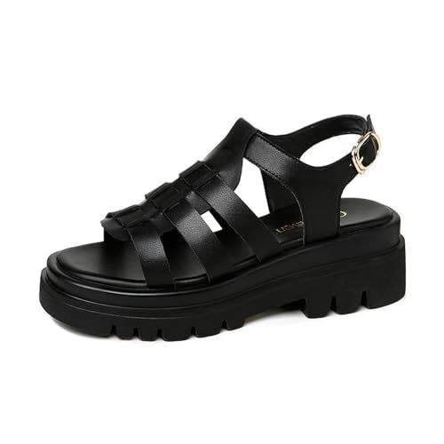 Generic Women's Platform Sandals Buckle Ankle Strap Open Toe Sandal Wedge Heel Walking Sandals