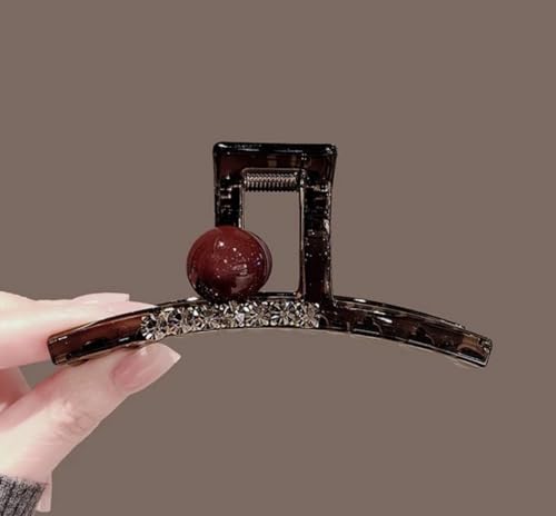 Sparking hair claw with Crystal, Luxury hair clips for women,Tight large claw for thick hair. image 3