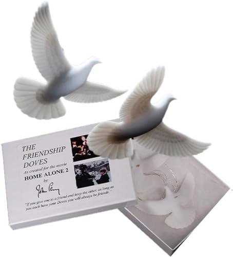 Cultica John Perry Christmas Turtle Doves die Offiziellen Turteltauben Freundschafts Symbol Weihnachten Liebe 2 Stück Set vom Offiziellen Künstler des Films Kevin Allein In NY