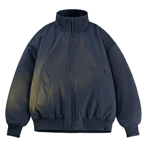 Blouson aviateur de vol épais homme veste de golf vintage coupe-vent thermique décontracté