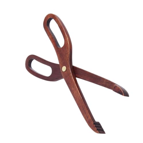 KESYOO 木製はさみ型食物クリップ 調理用軽量グ 手軽に使えるベーカリー バーベキュー対応