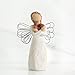 Willow Tree Good Health Angel, an Abundance of Health and Happiness, Holding Apples as Symbol of Hope and Healing, Thank You to Teachers, or Hospitality Gift, Sculpted Hand-Painted Figure