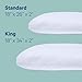 Casper Sleep Essential Kissen zum Schlafen, Standard, Weiß