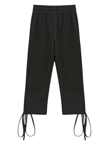 Choomomo Medieval Renaissance Pants for Boys Kids Ankle Banded Pirate Pants Halloween Viking Trousers4