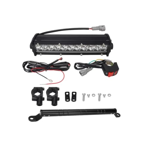 Phare de moto pour KX125 et KLX110 pour rouler de nuit en forêt avec barre LED 60W