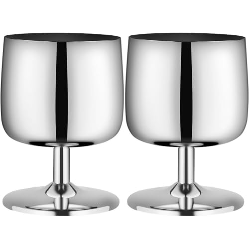 Toivexa ステンレスワイングラス 2個セット