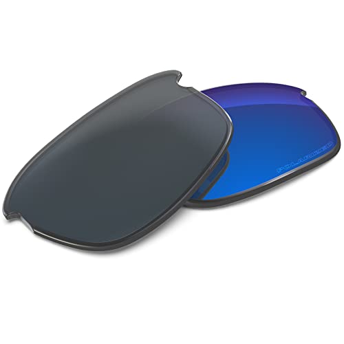 Image of Performance Replacement Lenses Compatible with Oakley Bottle Rocket OO9164 Polarized Etched-Sapphire Blue