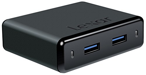 Lexar Professional Workflow UH1 Two-Port USB 3.0 Reader Hub - LRWUH1TBNA